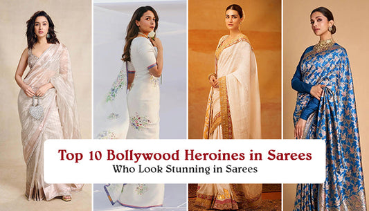 Top 10 Bollywood Heroines in Sarees: Who Look Stunning in Sarees