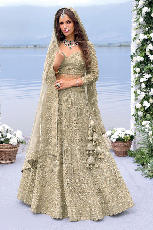 Gold Embellished Lehenga Set